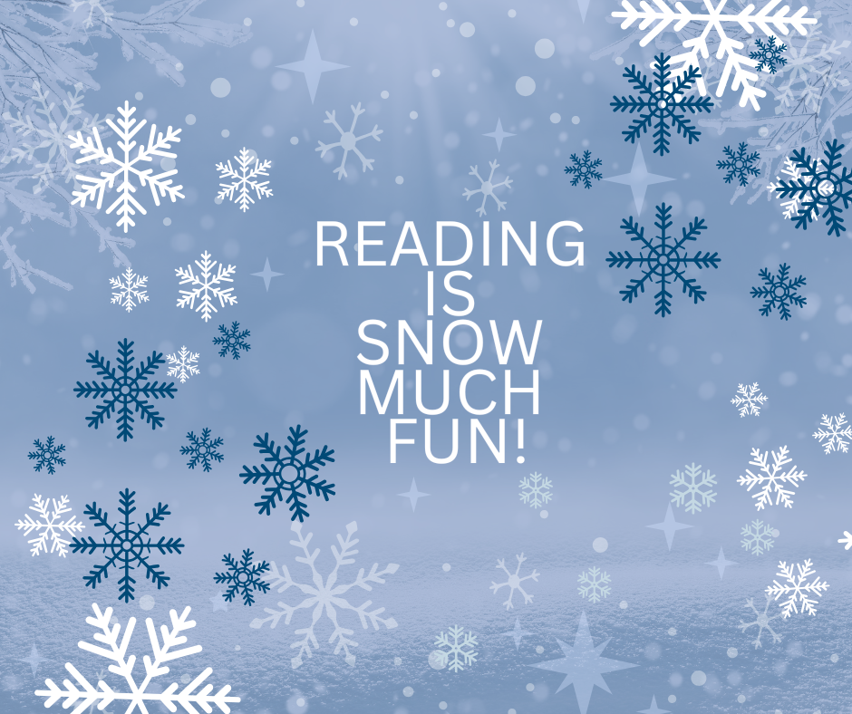 White and Blue Minimalist Hello Winter Facebook Post